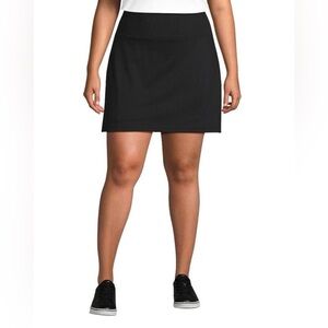 Lands' End Active Black Skort